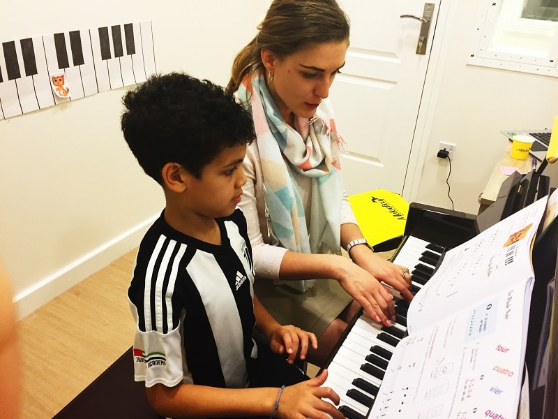 Piano classes in Dubai - Melodica Furjan Branch