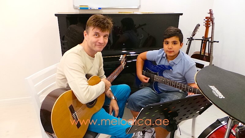 Guitar Classes in Dubai - Melodica Music Center Dubai