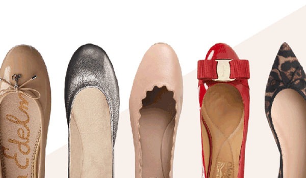 different styles of ballet pumps