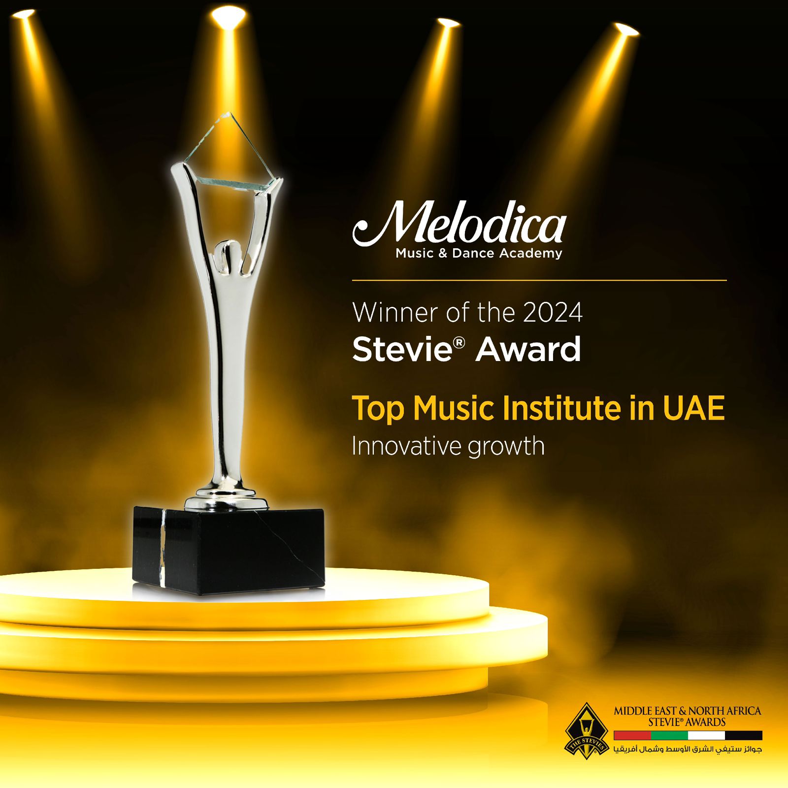 Melodica Music Academy Won the Top Music Institute in UAE